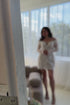 Short wedding dress
